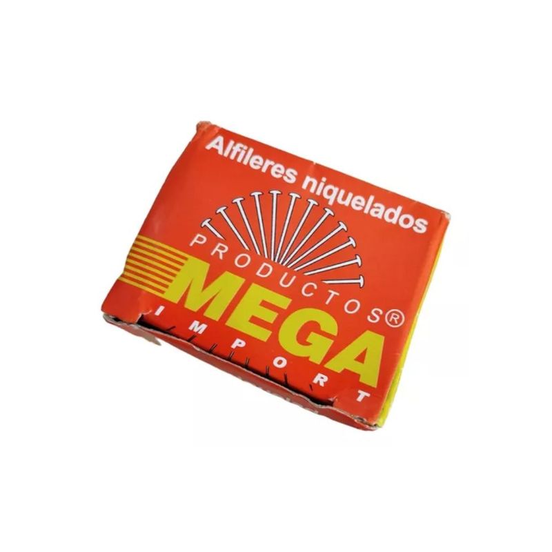 GENERICO - Alfiler Niquelado corto de 2cm Caja