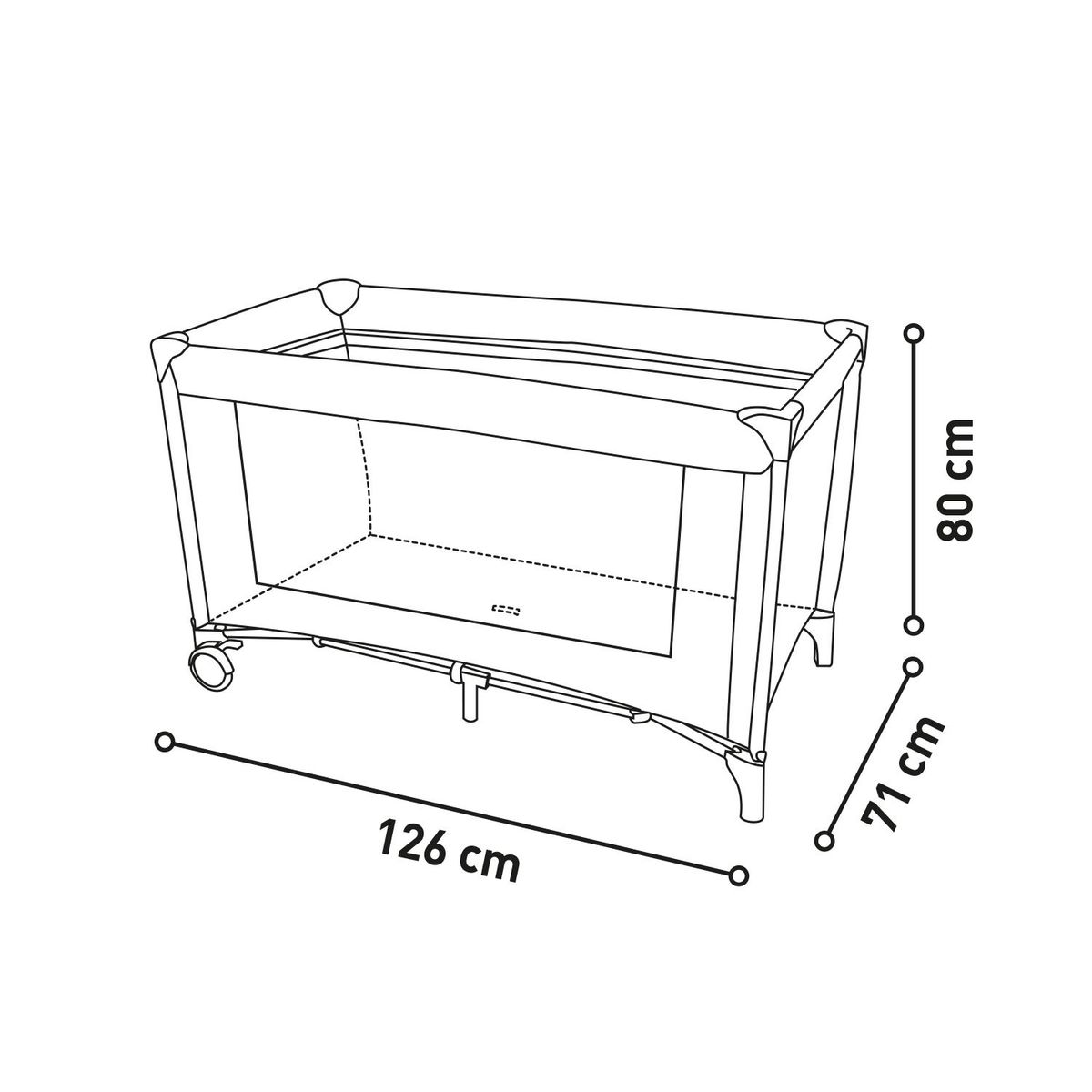 ASALVO - Cuna  Baleares Estrellas Gris