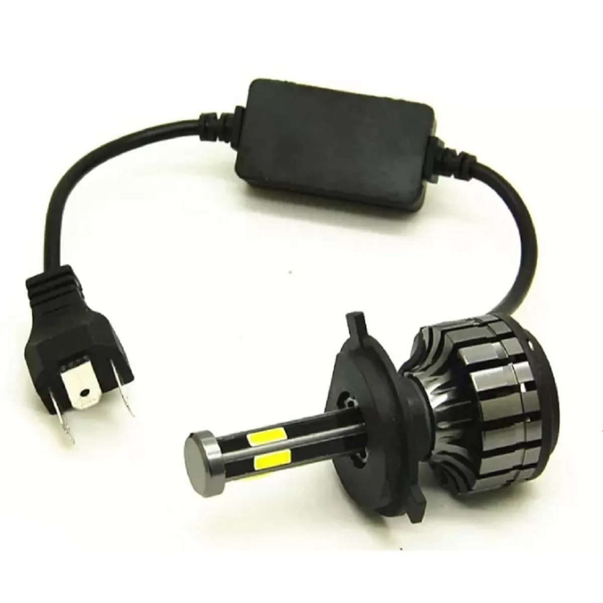 NEWTURBO - un bombillo led H4 carro moto 6 caras antiniebla antilluvia