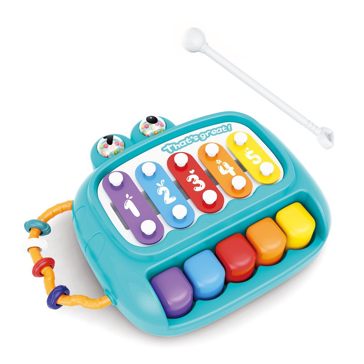 ENFANT'ASY - Xilófono Infantil 5 Tonos Marimba Musical Niños Juguete