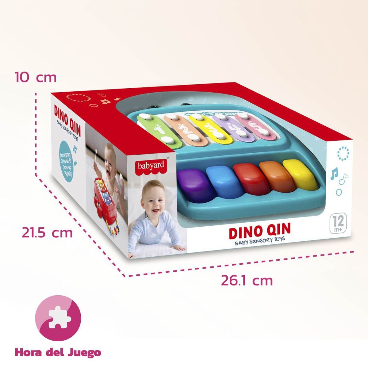 ENFANT'ASY - Xilófono Infantil 5 Tonos Marimba Musical Niños Juguete