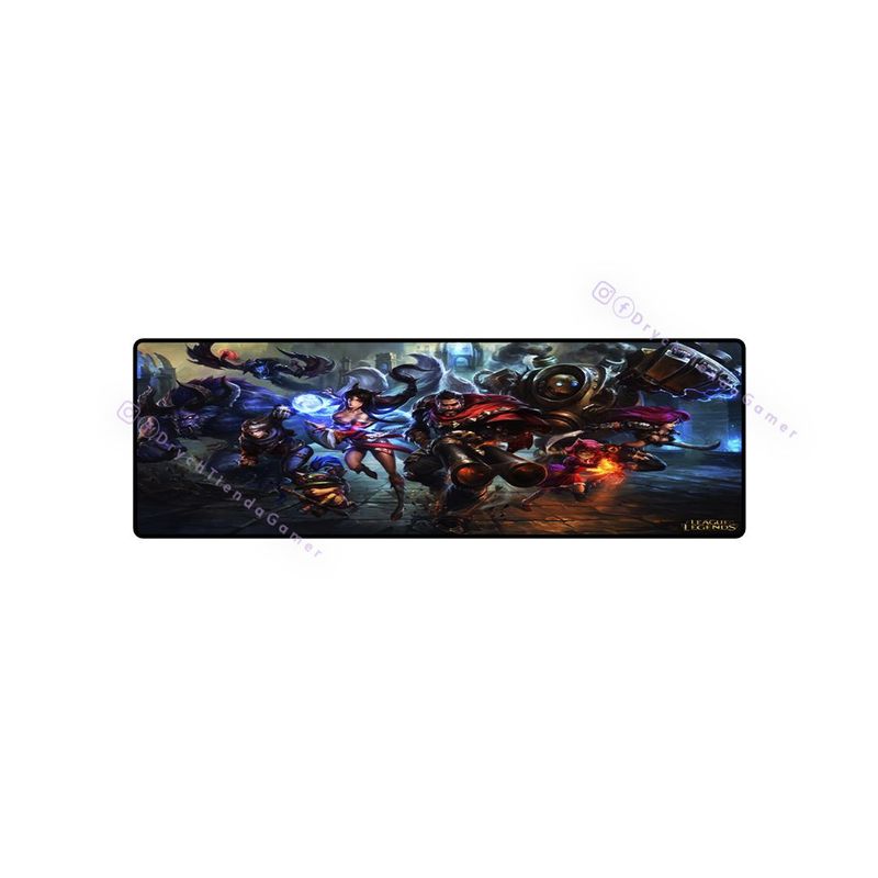 GENERICO - Pad Mouse Gamer League of Legends XL Extra Largo 80x30 cm