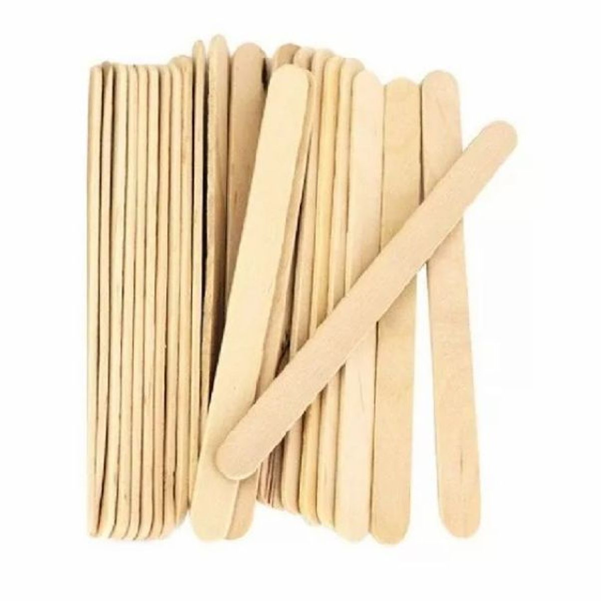 GENERICO - Palos En Madera Para Paleta Color Natural X 500 Unidades