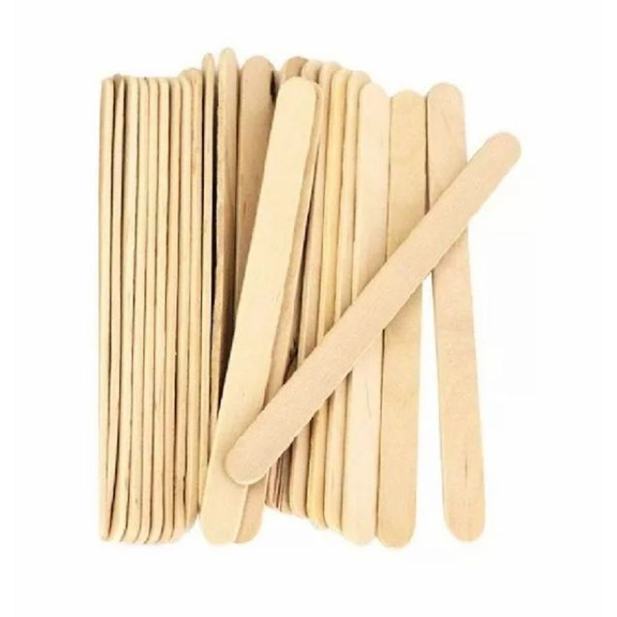 GENERICO - Palos En Madera Para Paleta Color Natural X 500 Unidades