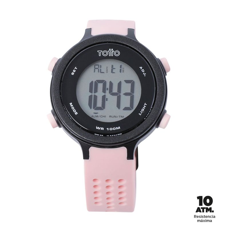 TOTTO - Reloj Digital Bubble Negro