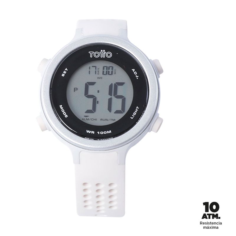 TOTTO - Reloj Digital Bubble Negro