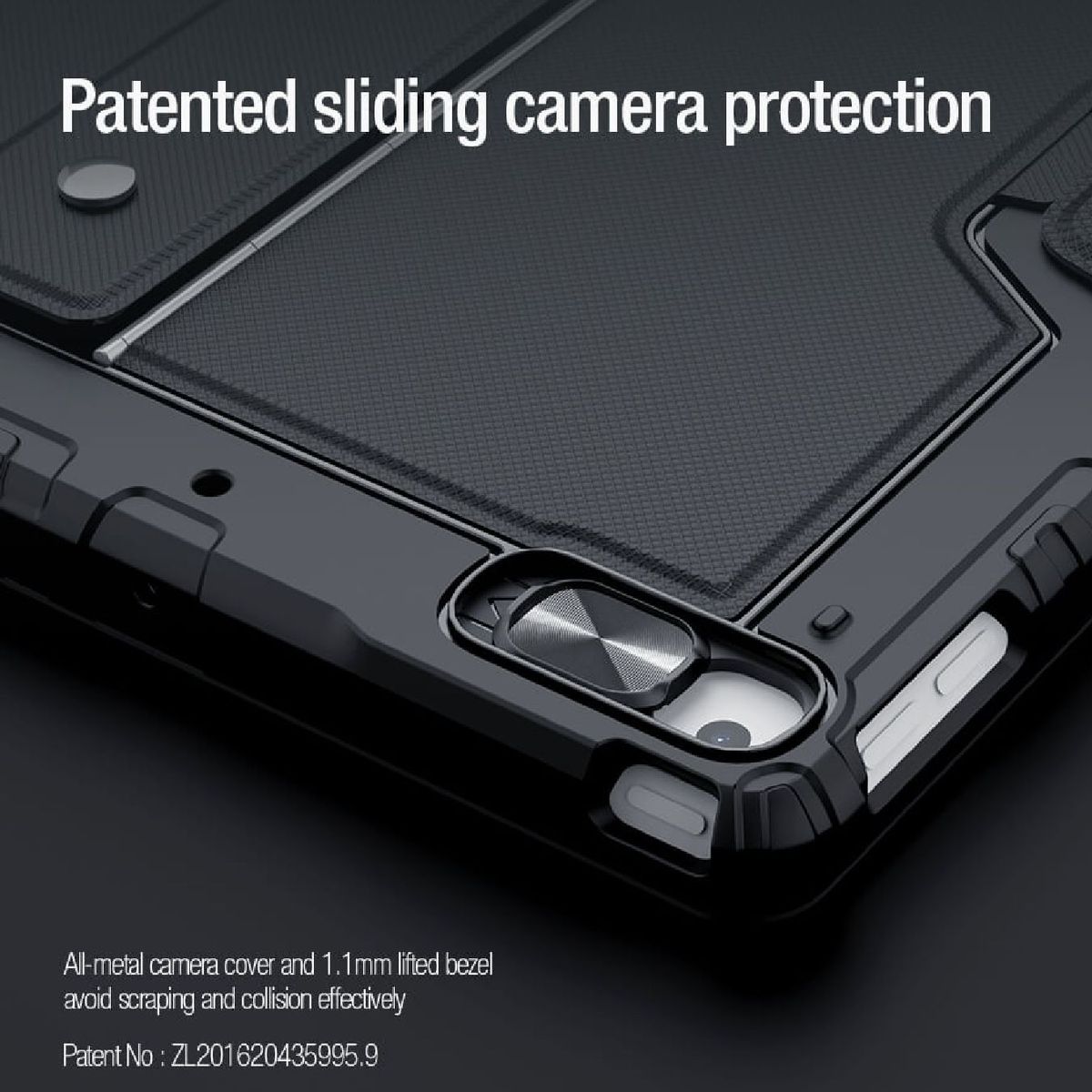 NILLKIN - Estuche Compatible con iPad 10.2 (2019 - 2021) Nillkin Bumper Keyboard.