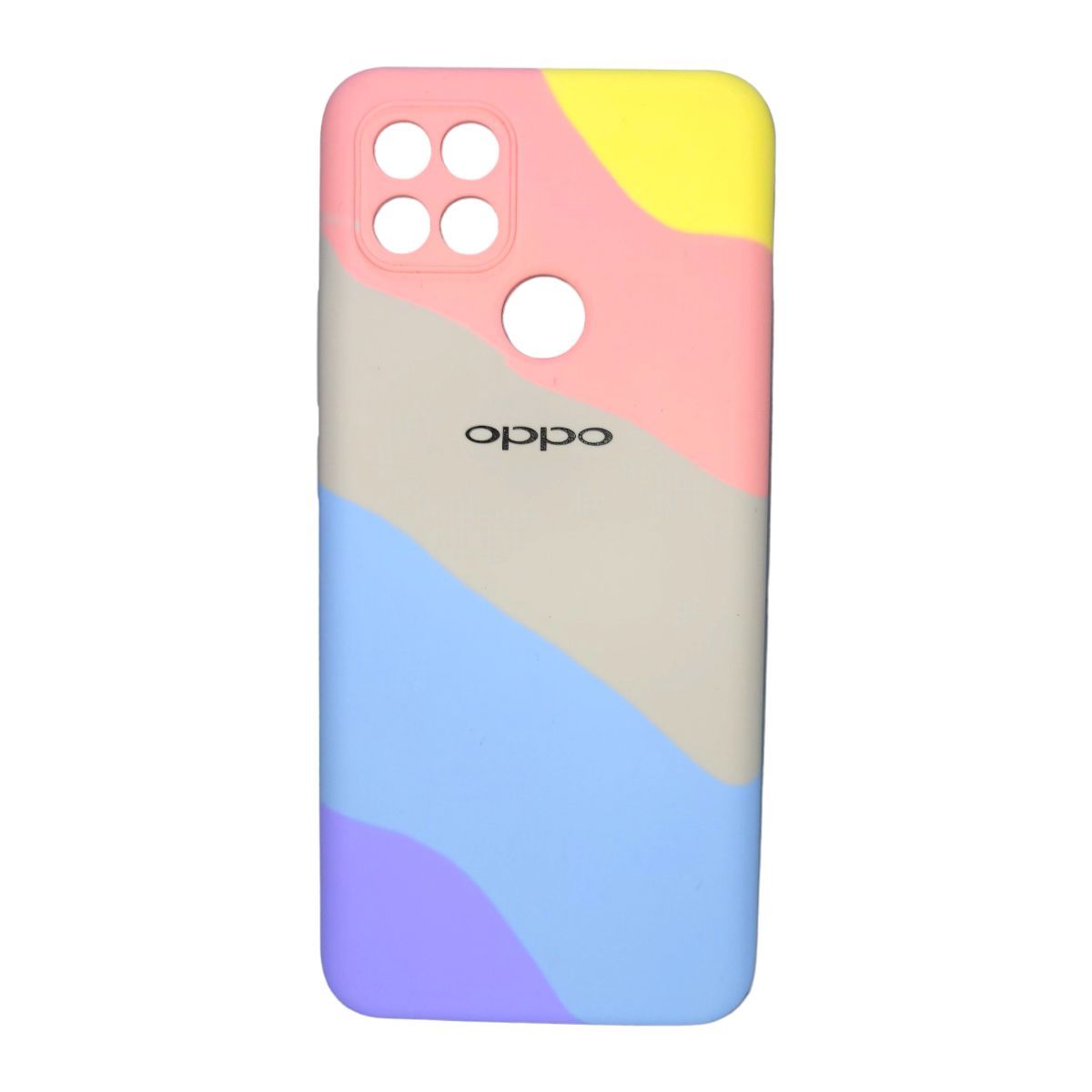 GENERICO - Silicone Case Arcoiris Para Oppo A15 4g
