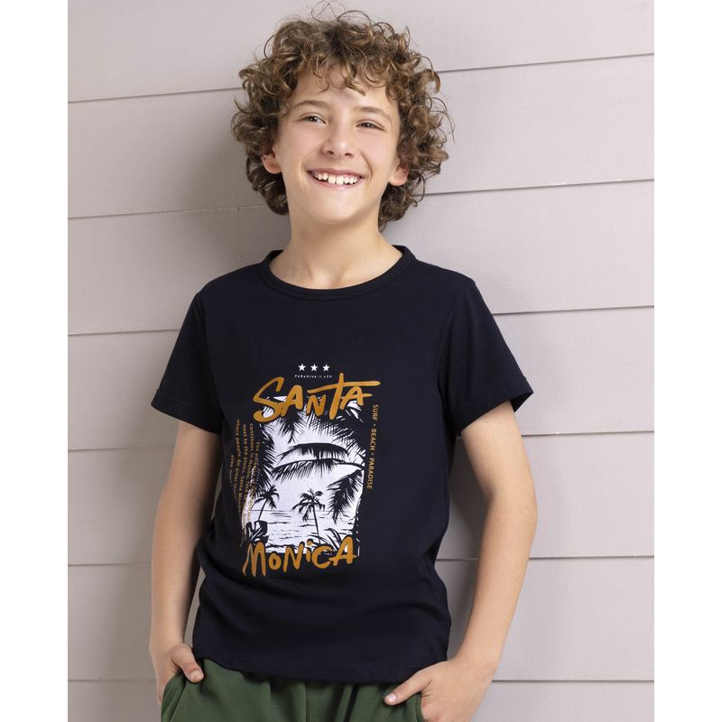 MARKETING PERSONAL - Camiseta Infantil Negro Mp 4056
