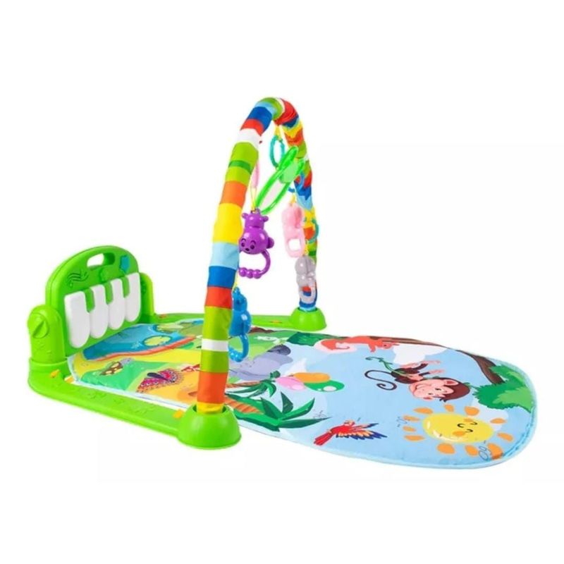 INFANTILES CAJUROMIX - Gimnasio Piano verde Armable Con Accesorios Para Bebes 75cm
