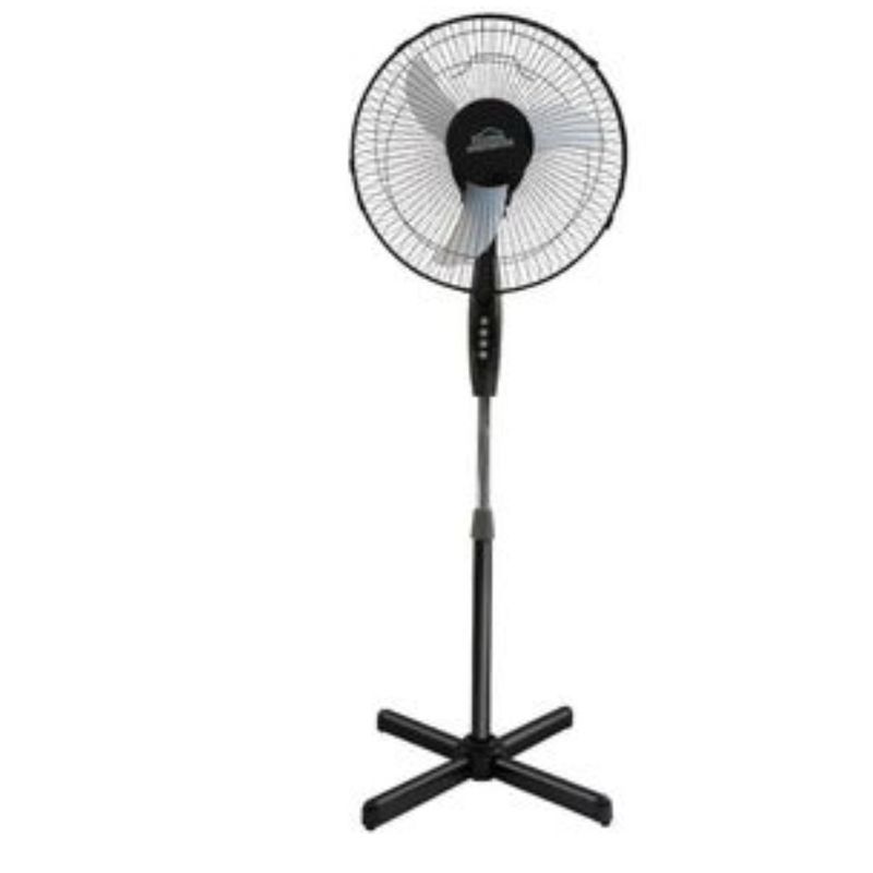 HOME ELEMENTS - Ventilador Pedestal 16 Home elements HECRSF-16BL Negro