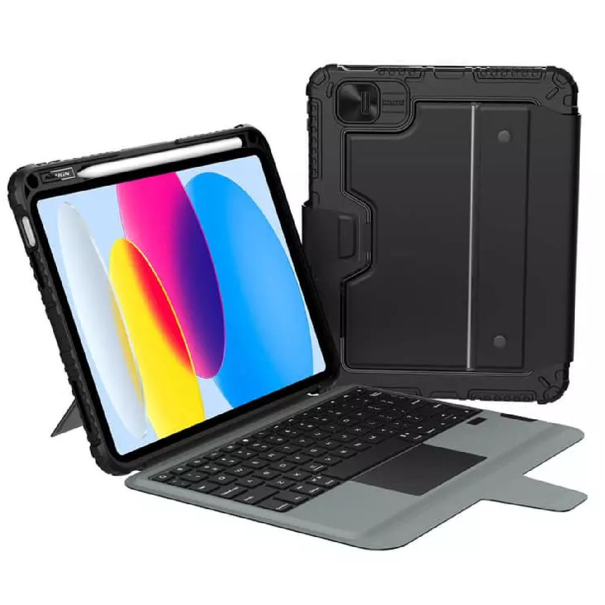 NILLKIN - Estuche Teclado Compatible con iPad 10 ,10.9 2022 , 11 (2024) Nillkin