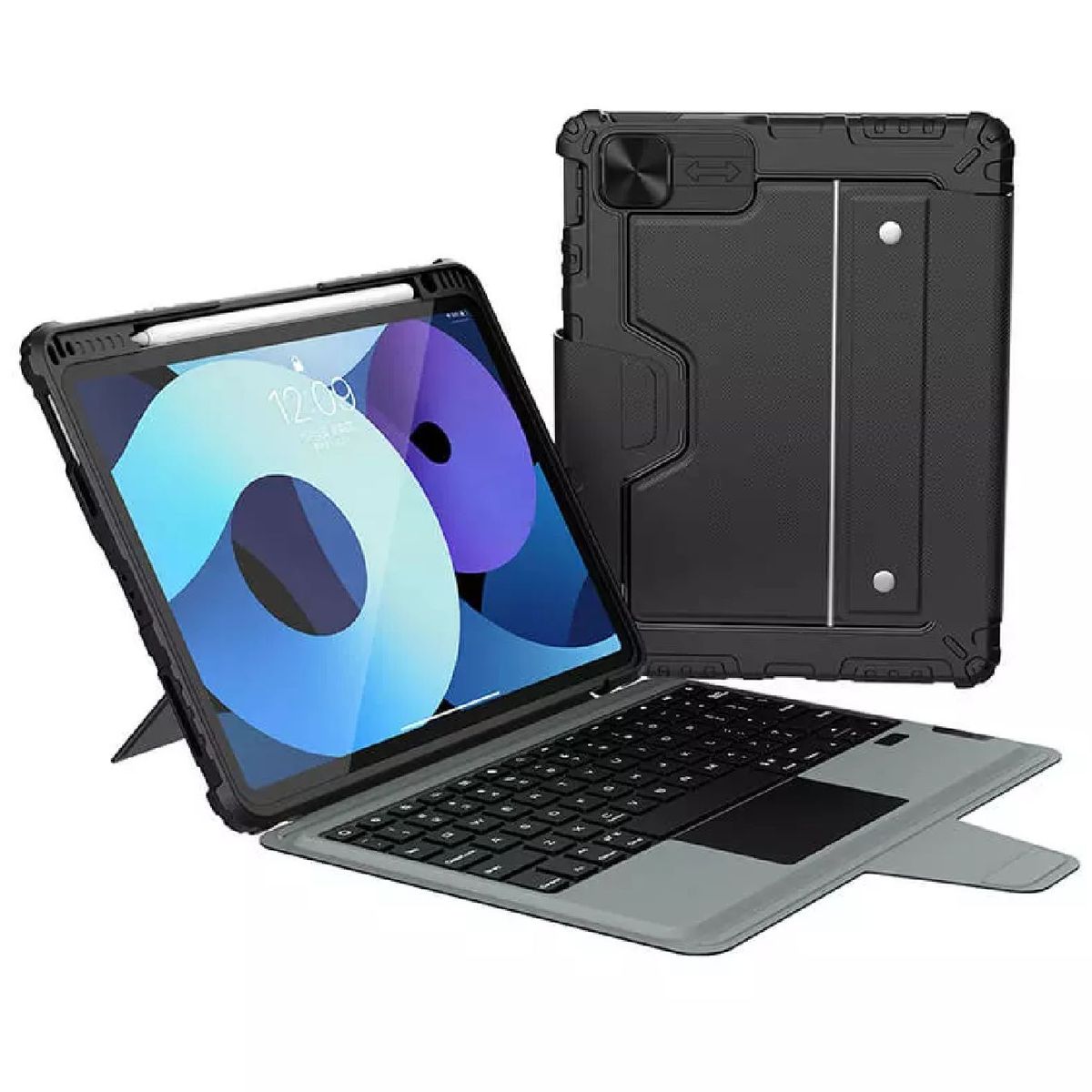 NILLKIN - Estuche Compatible con iPad Air 5, Pro 11 2025 Nillkin Bumper Keyboard