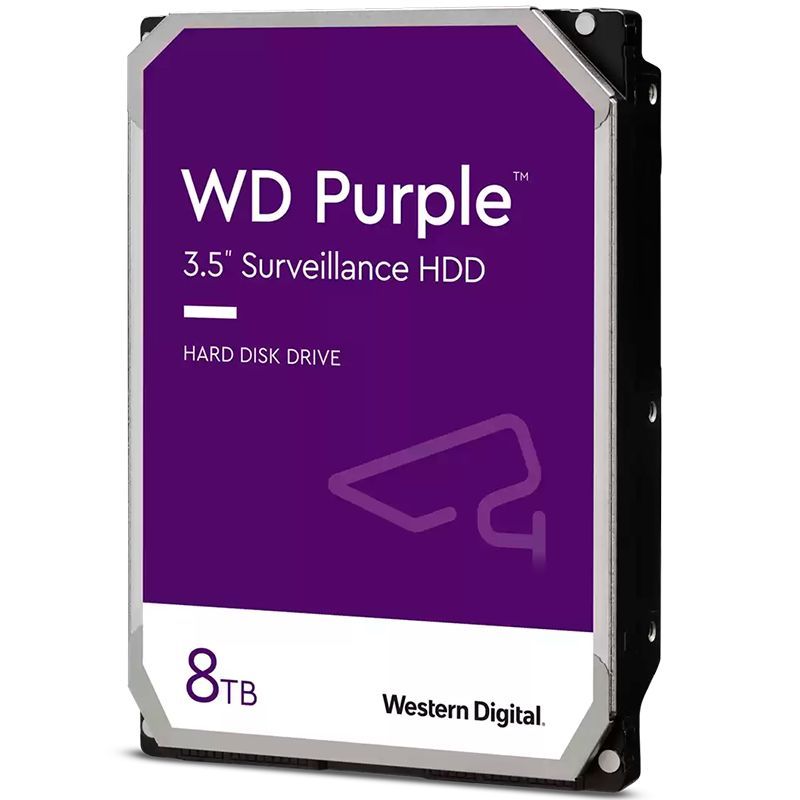 WESTERN DIGITAL - Disco Duro PC Western Digital 8TB Purple DVR