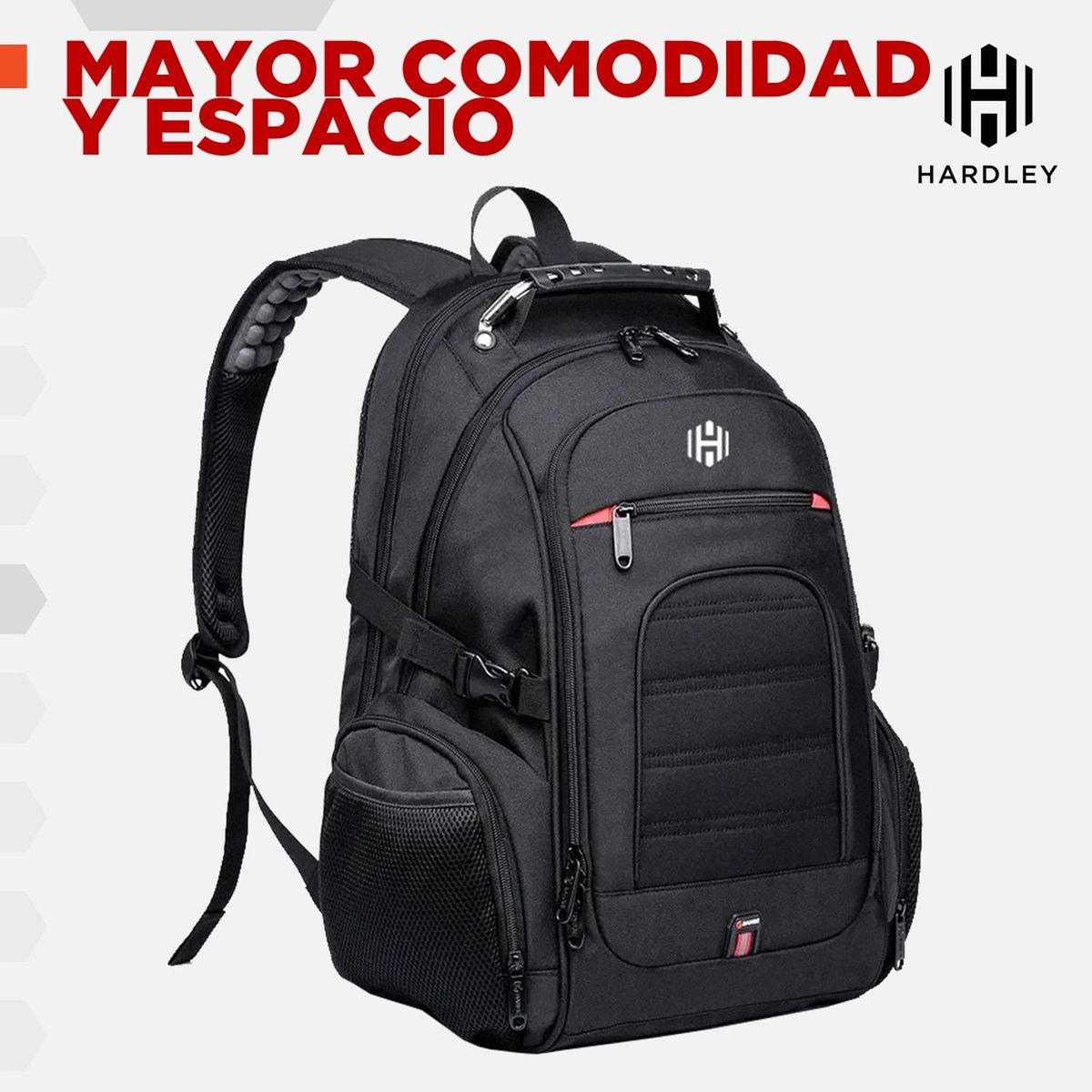 LINKON - Morral Bolso Portatil Hardley Impermeable 38L + USB