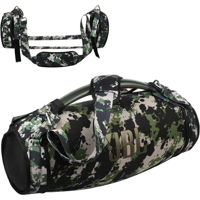 GENERICO - Estuche Correa De Tela Para Jbl Boombox 2 - 3 Militar