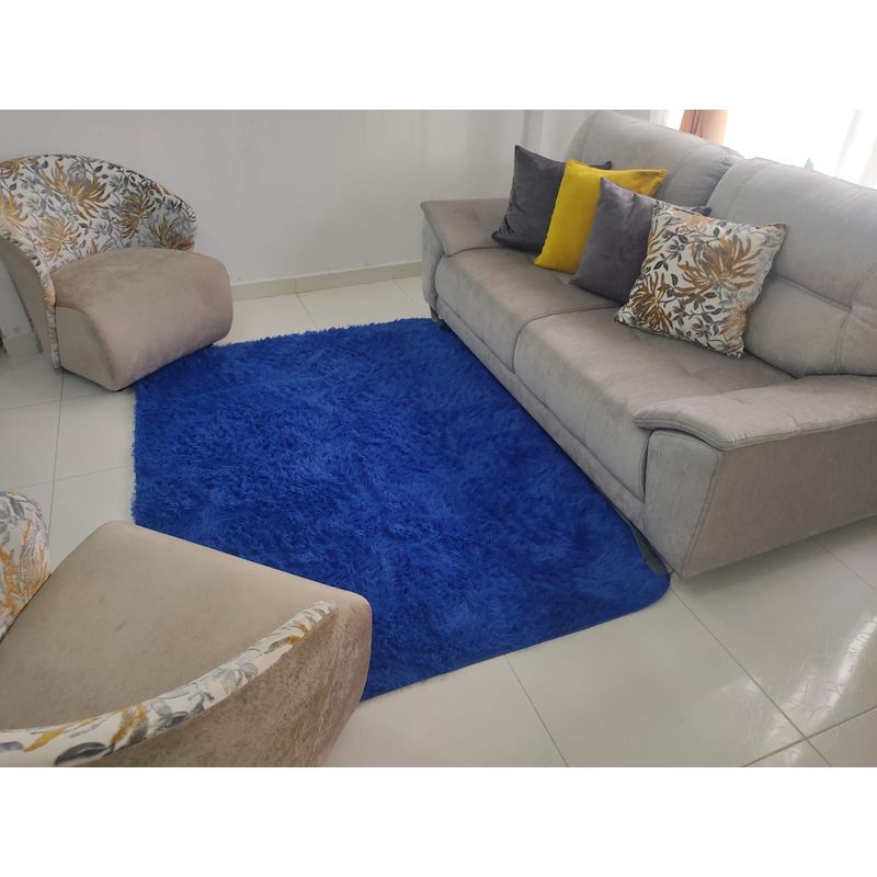 HOME - Alfombra Grande Tapete Peludo para sala 200 x 150 Cm Decoracion Hogar