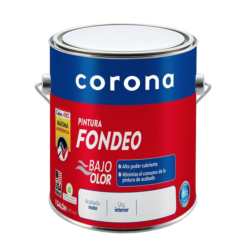 CORONA - Pintura Fondeo Blanco 1 Galón