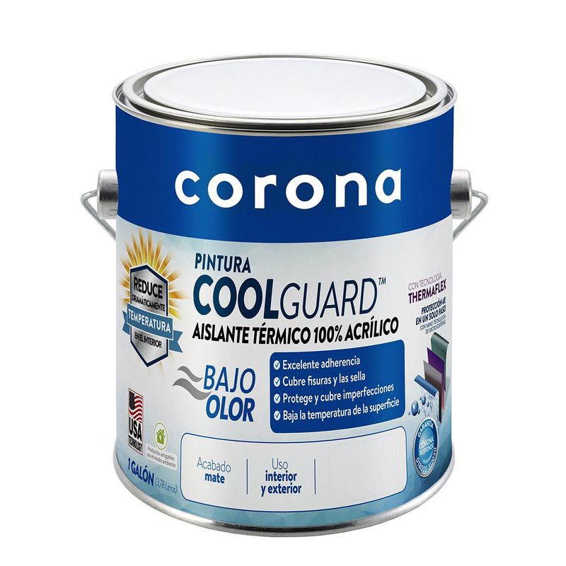 CORONA - Pintura COOLGUARD Blanca 1 Galón