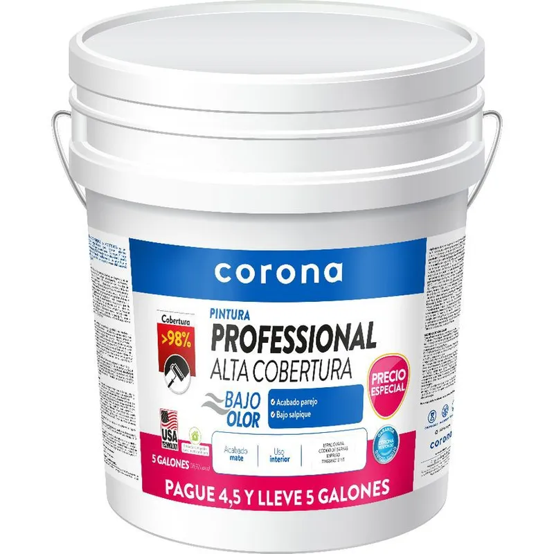 CORONA - Pintura Professional Alta Cobertura Blanco