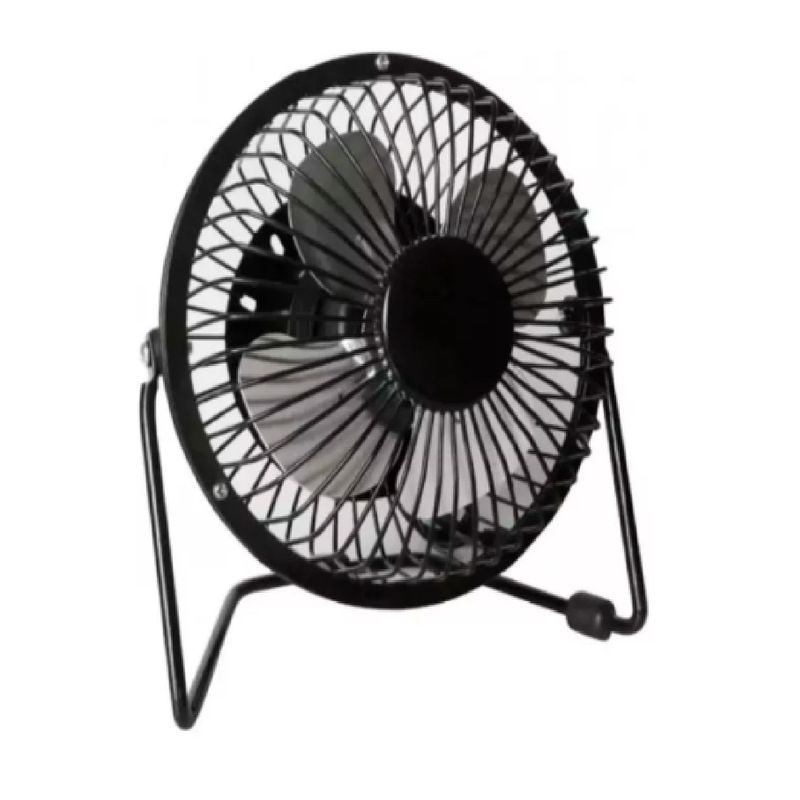 SKY - Mini Ventilador USB Metalico PC 4 pulgadas