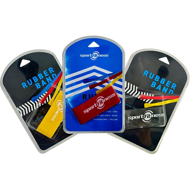 SPORT FITNESS - Kit 3 Bandas Elásticas Sportfitness