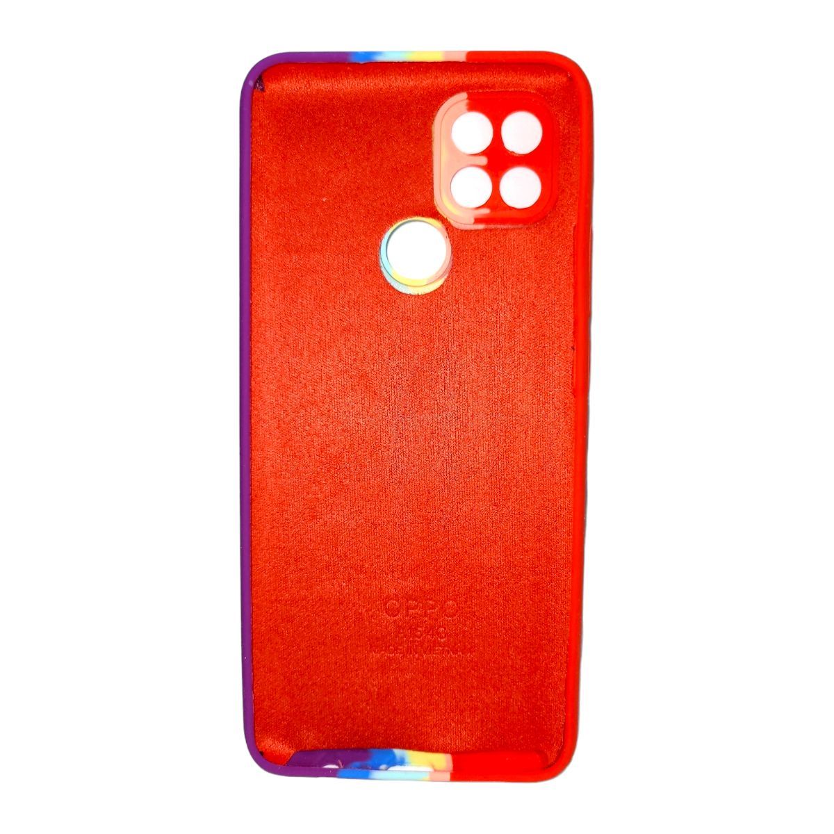 GENERICO - Silicone Case Arcoiris Para Oppo A15 4g