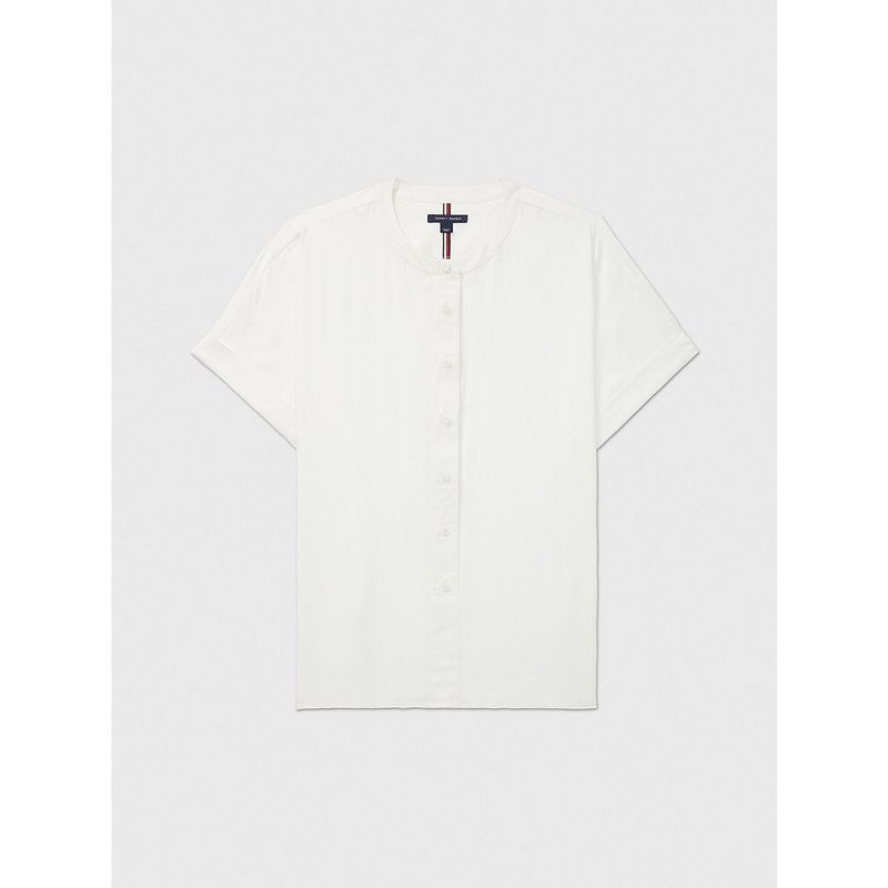 TOMMY HILFIGER - Blusa Blanca Adaptive Lisa De Manga Corta Tommy Hilfiger