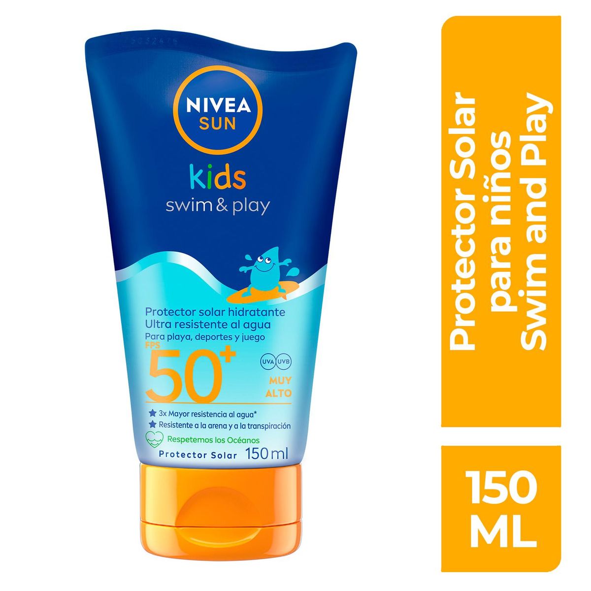 NIVEA - Protector Solar Nivea Sun Kids Swim & Play FPS 50+ 150 ml