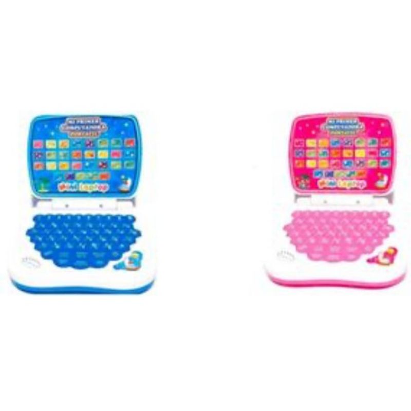 GENERICO - Computador Didactico Mini Laptop Juguete Azul