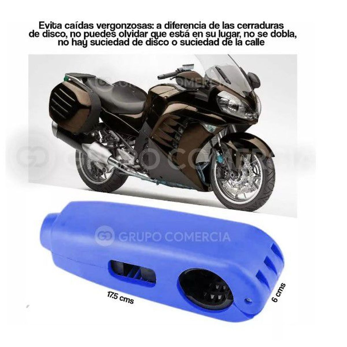 AFM - Candado Moto Manilar Seguridad