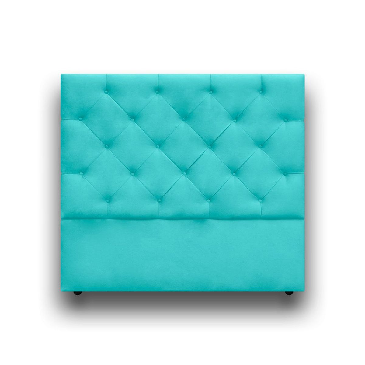 MAGIC CLASS - CABECERO LONDON DE PISO140X120 MICROFIBRA AZUL