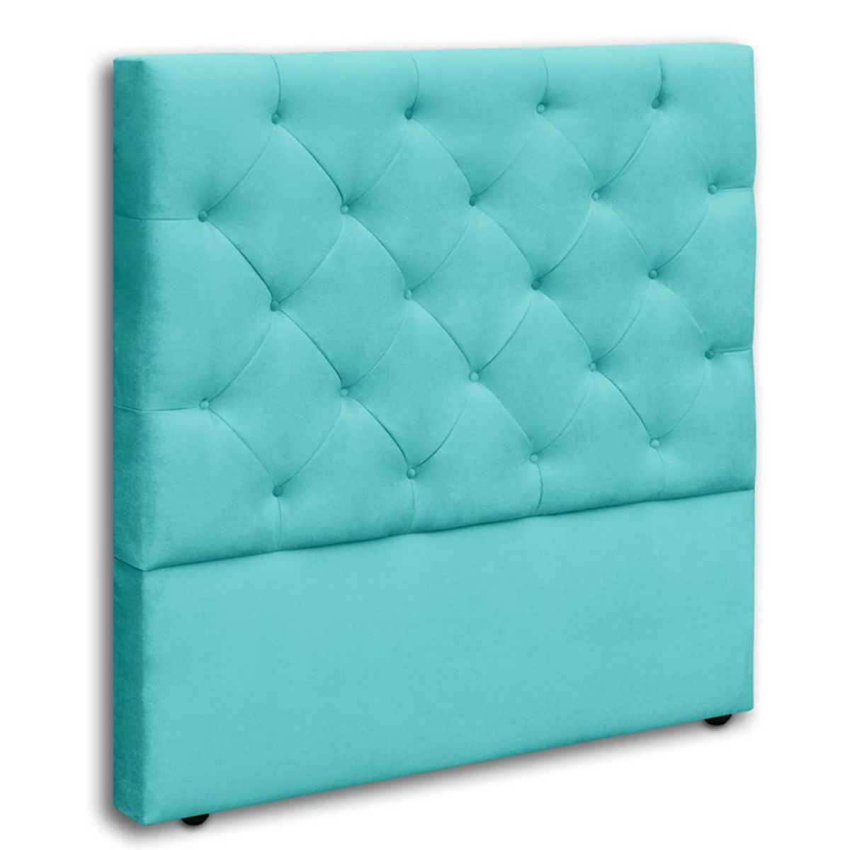 MAGIC CLASS - CABECERO LONDON DE PISO140X120 MICROFIBRA AZUL