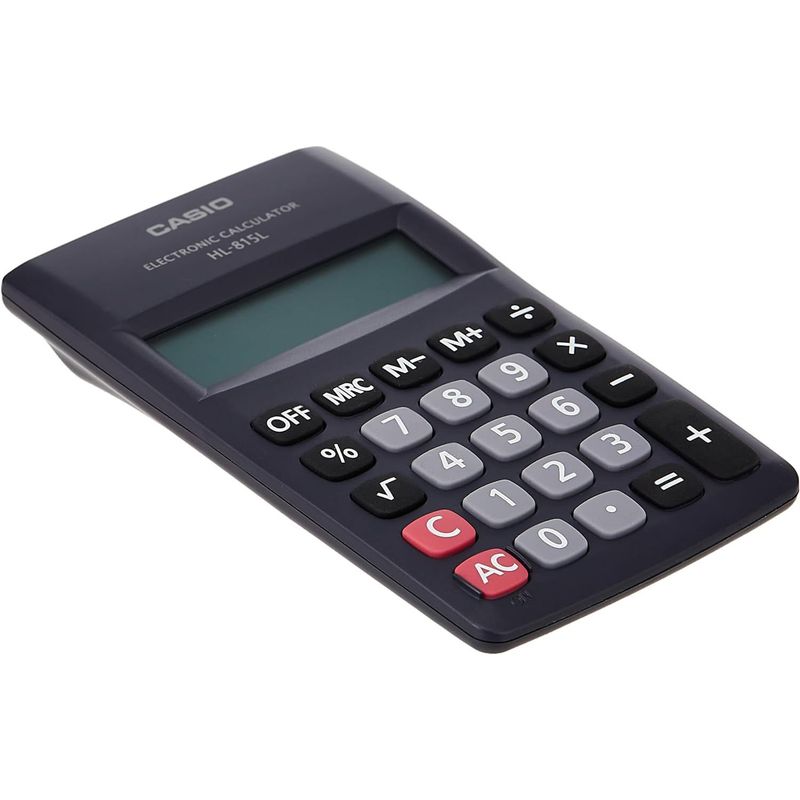 CASIO - Calculadora Casio De 8 Dígitos Hl-815l-bk Color Negro