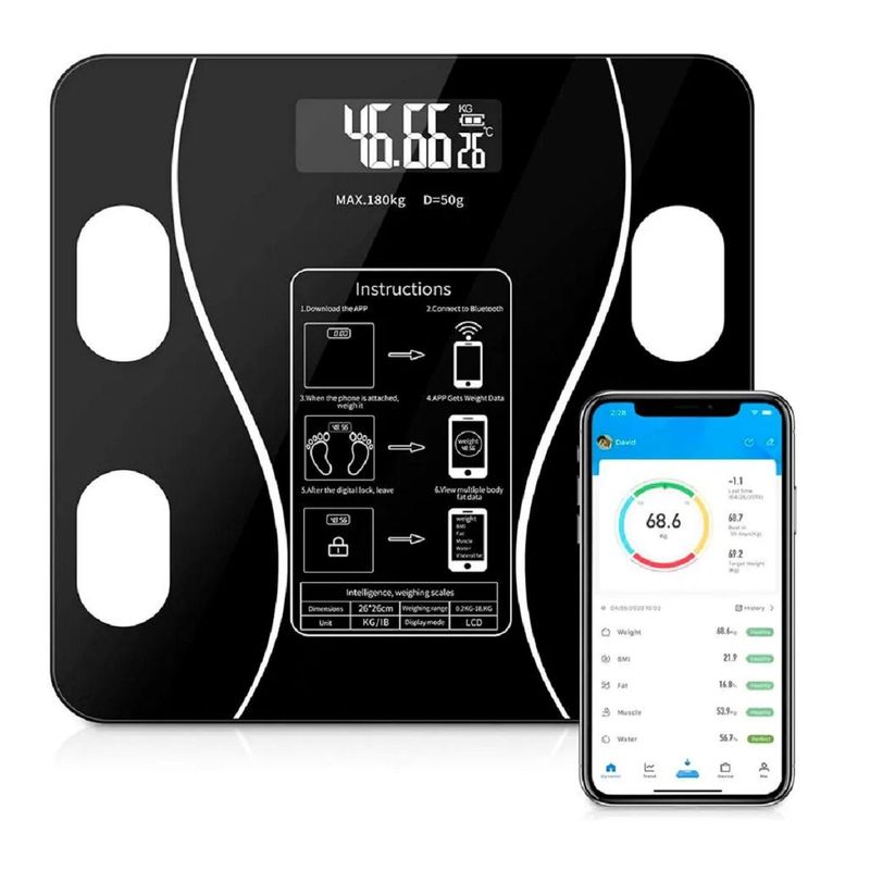 GENERICO - Balanza Digital Inteligente Scale Con Conexión Bluetooth