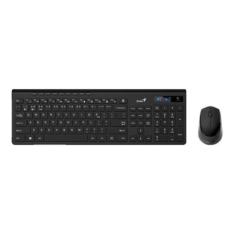 GENIUS - Combo Genius Inalámbrico Bluetooth Slimstar 8230 Negro