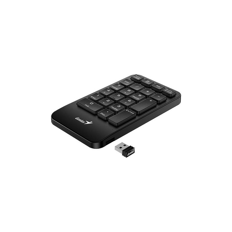 GENIUS - Teclado Genius Numérico Inalámbrico Numpad 1000 Negro