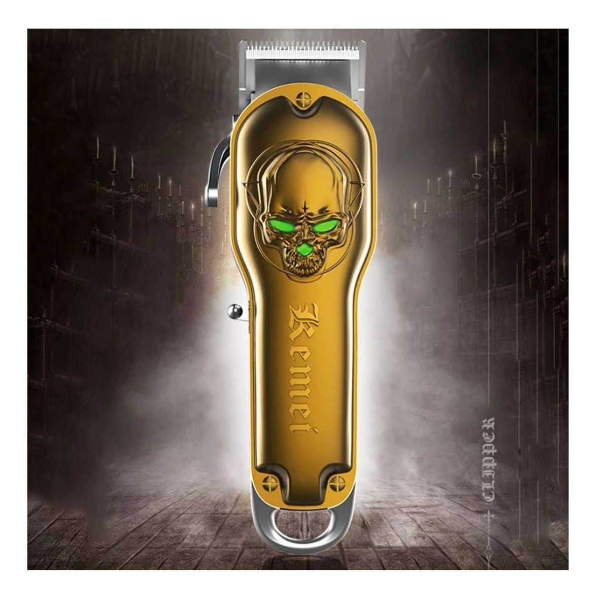 KEMEI - Maquina Inalámbrica de Peluqueria Profesional Kemei Km-tx2-pg