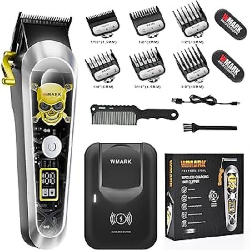 KEMEI - Cortadora Profesional Industrial Wmark Ng 130 Soprta Uso Barberias
