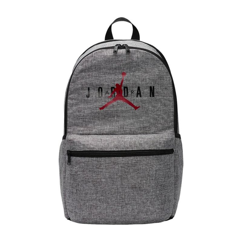 NIKE - Morral Nike Bags Jordan Brand-Gris/Rojo
