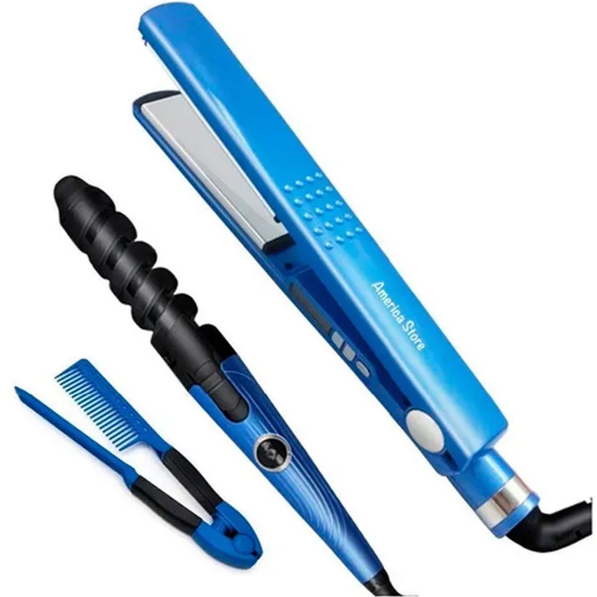 ONE PIXEL - Combo Plancha Nano Para El Cabello + Secador Nova Estilizador