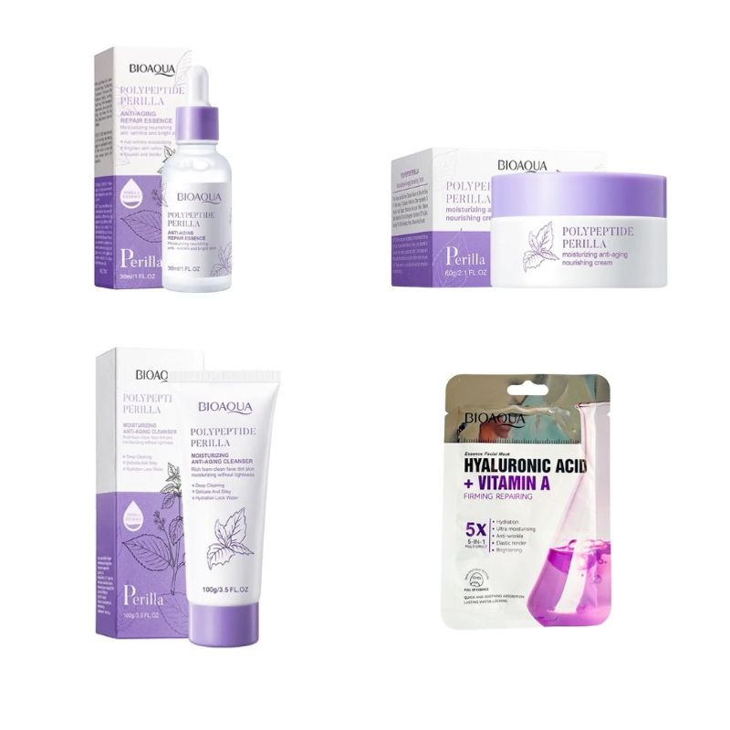 BIOAQUA - Kit antiedad Bioaqua Antioxidante x 6