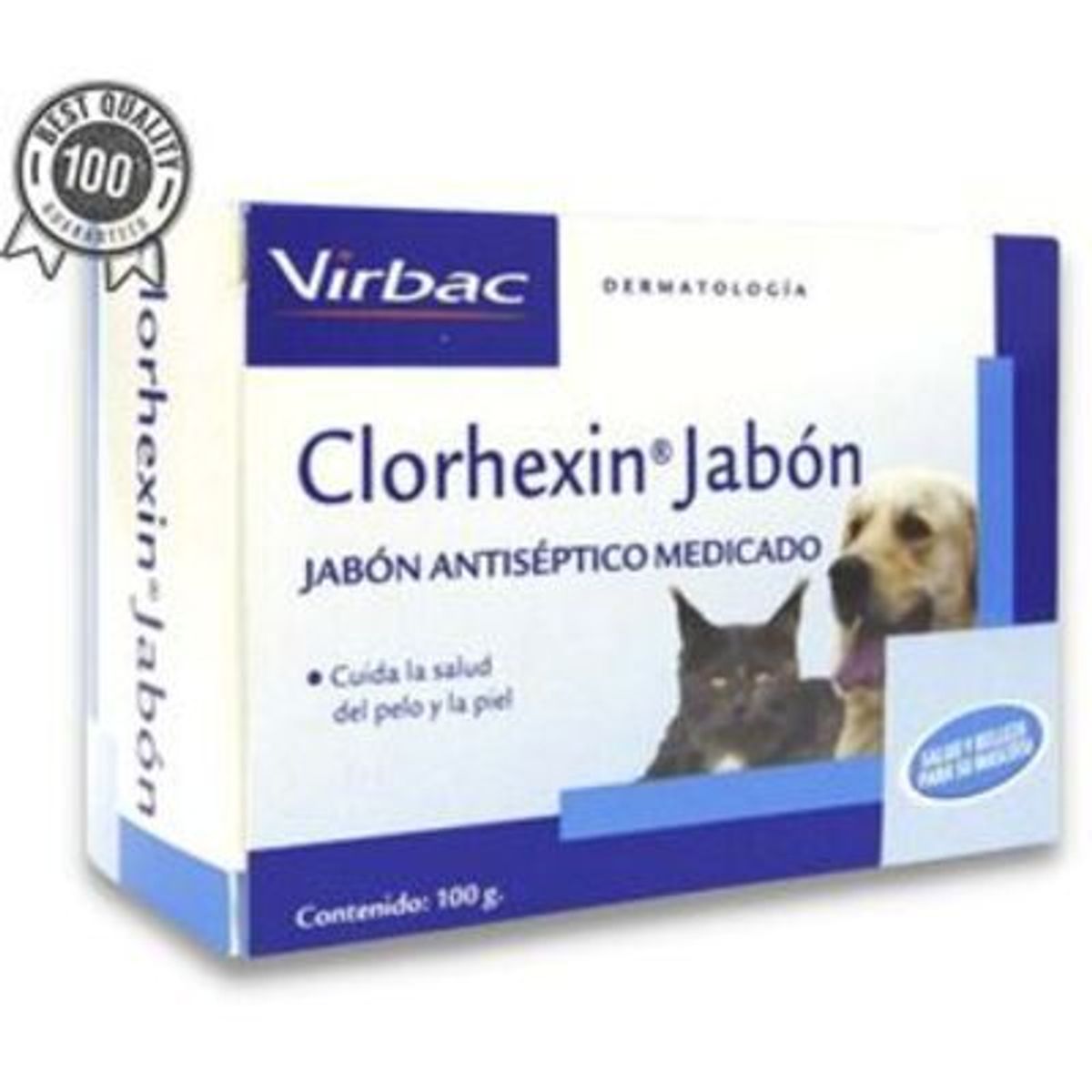 VIRBAC - JABON CLORHEXIN 100 gr