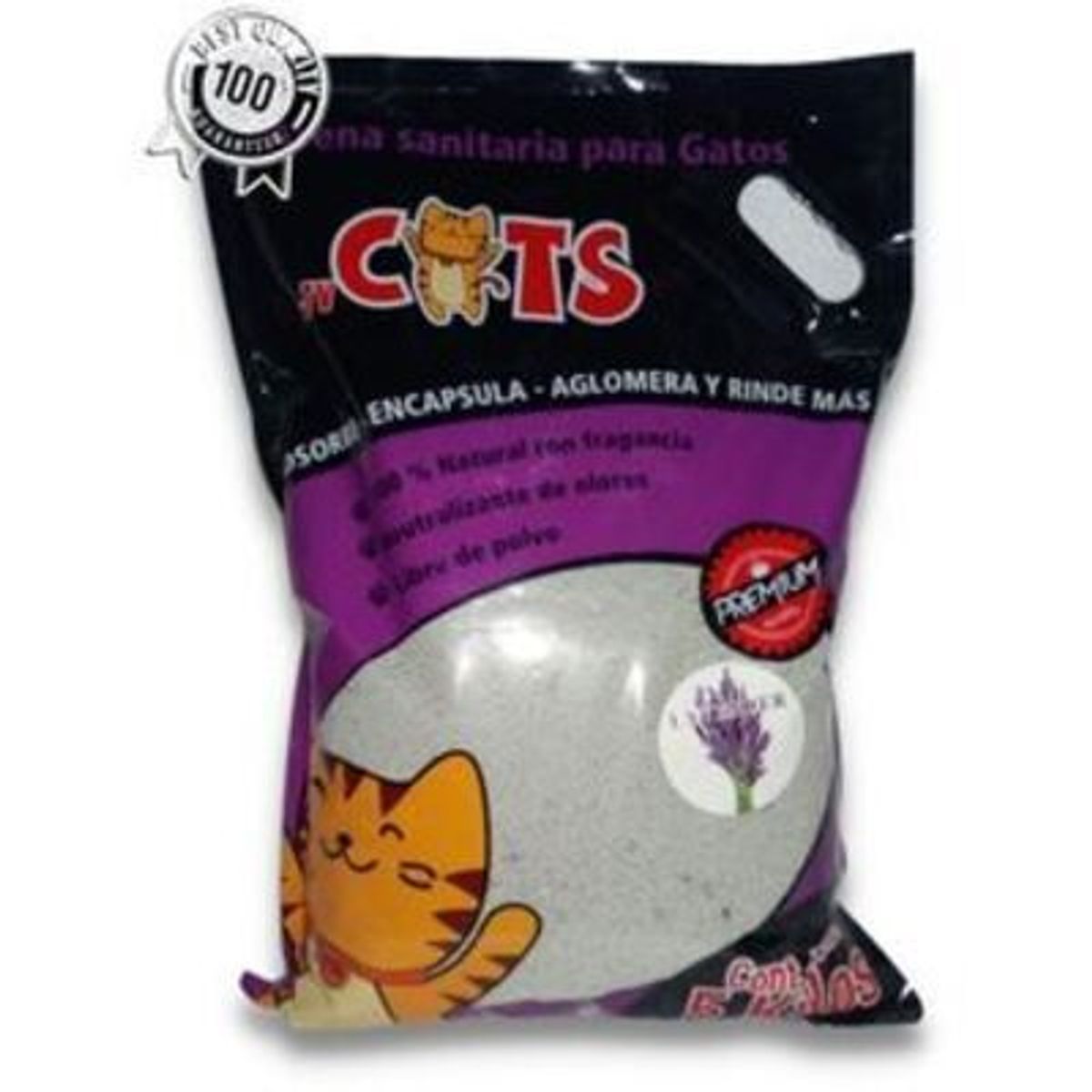 CAT CHOW - ARENA  PARA GATOS JV CATS X 5 KLS