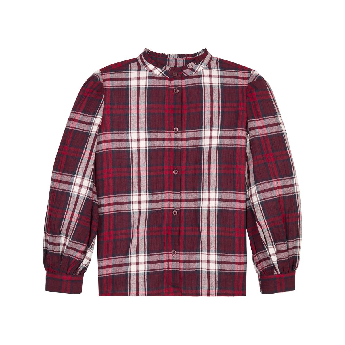 TOMMY HILFIGER - Camisa De Cuadros Para Niñas Tommy Hilfiger