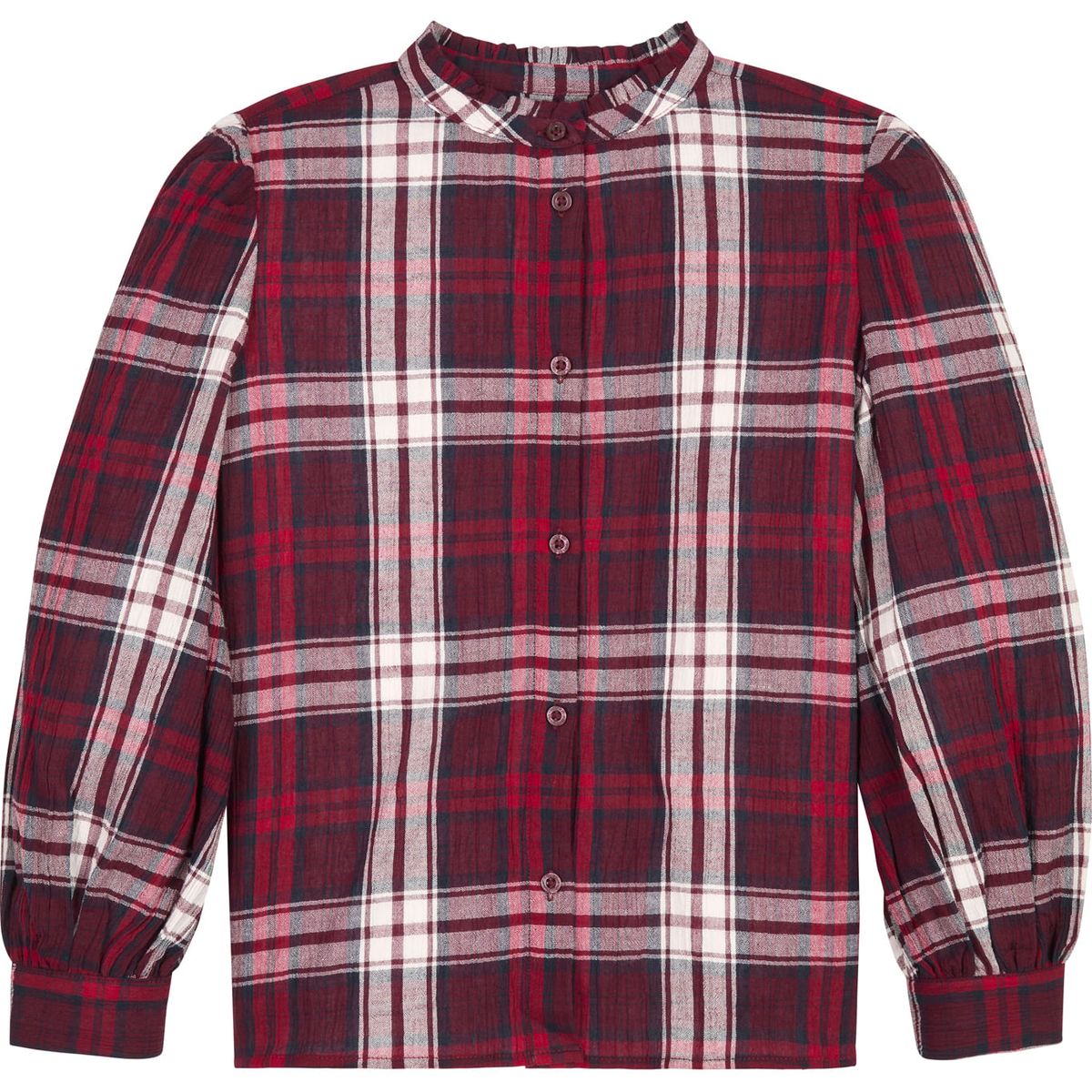 TOMMY HILFIGER - Camisa De Cuadros Para Niñas Tommy Hilfiger