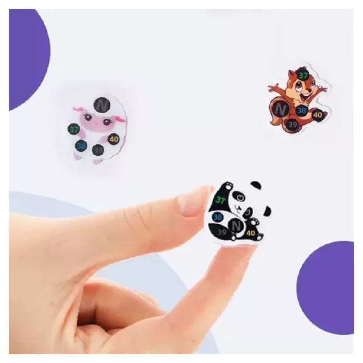 AFM - Parche Sticker  Medidor De Fiebre Niños Bebes De Temperatura