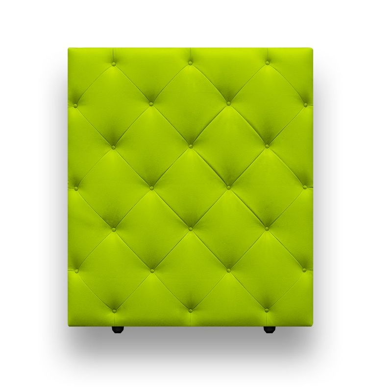 MAGIC CLASS - CABECERO DIAMOND PARA PISO100X120 ECOCUERO VERDE
