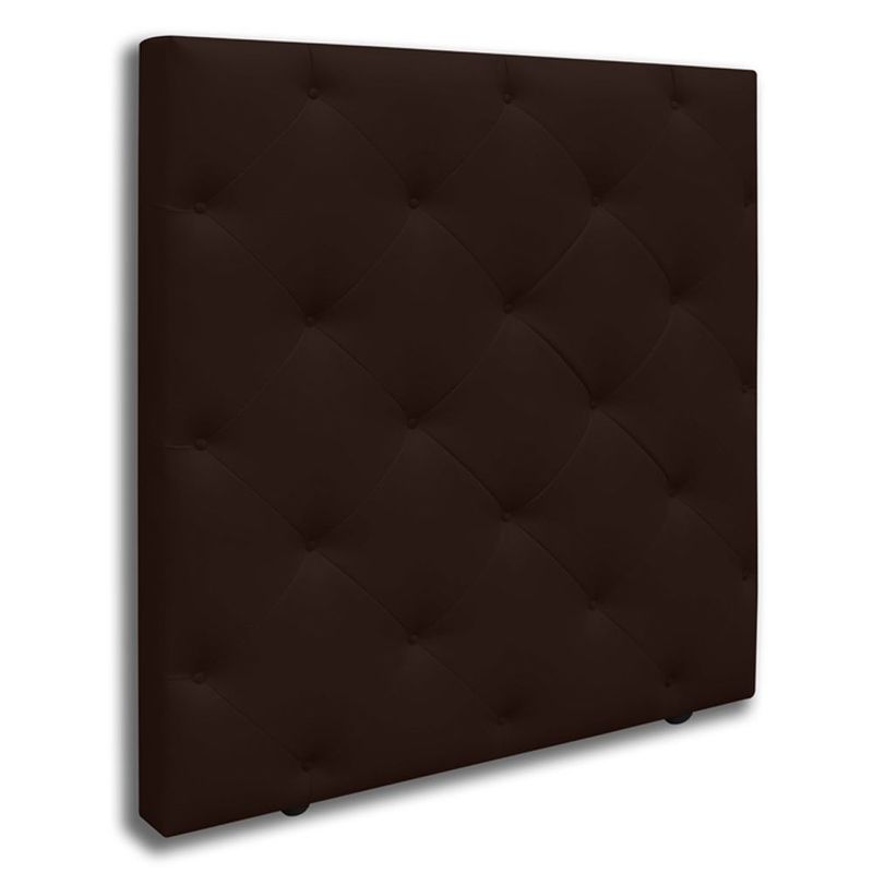 MAGIC CLASS - CABECERO DIAMOND PARA PISO100X120 MICROFIBRA CAFÉ