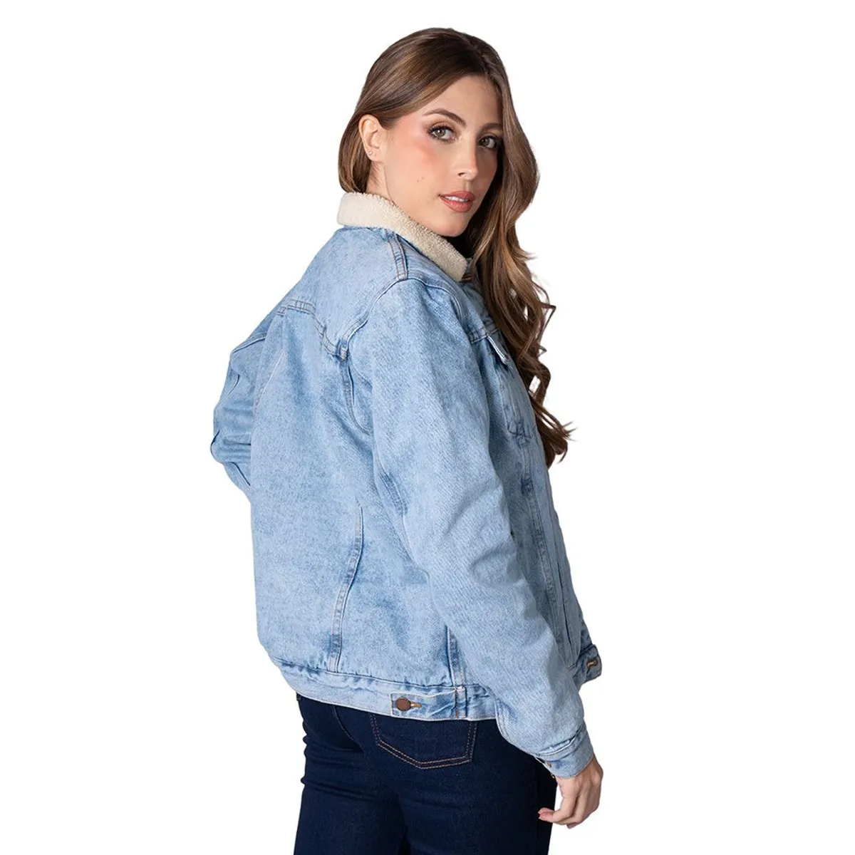 LEC LEE - CHAQUETA OVEJERA EN DENIM MUJER LEC LEE-